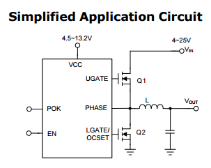 多种电源电压的单相恒导通同步单PWM控制器CXSD62101|L驱动N通道mosfet