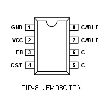 FM08CTD һ͹ĲиܵĵԴ IC  Ҫ﮵سƣ ʡȥⲿ TL431  Լϵͳɱ FM08CTD ΪûṩԼ۱ȵ AC/DC ԴϵͳӦ⣬ IC ڲ߶ȼǷѹ ±·ȹܣʹ IC ĹӳԸݿͻӦҪѡͬװ