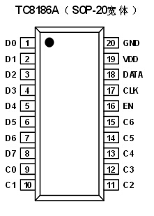 TC8168 ��ר�����ڸ��� LED ��ʾ������ɨ�谴������оƬ����ҪӦ���ڸ��� LED ��ʾ�����������  ʾ����������������ΧԪ���١����߼򵥡�ʹ�ü��������ص�,
